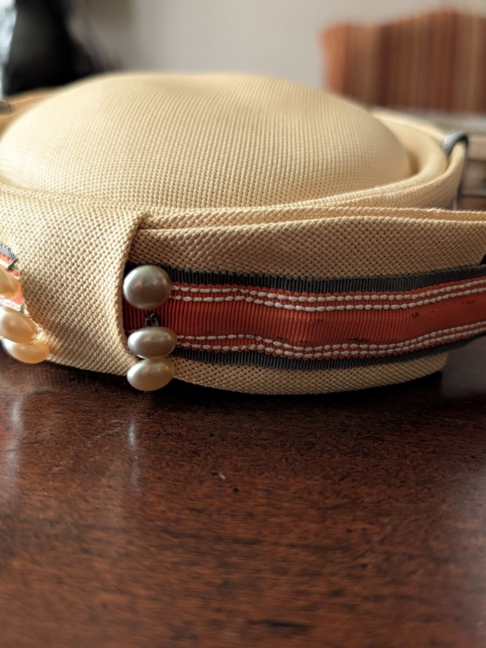 Elegant Ellen Hanlon Mid century Pill box Hat
